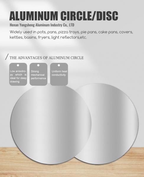 3003 Alloy Aluminum Round Circle / Disc 0.4mm Discs Circle