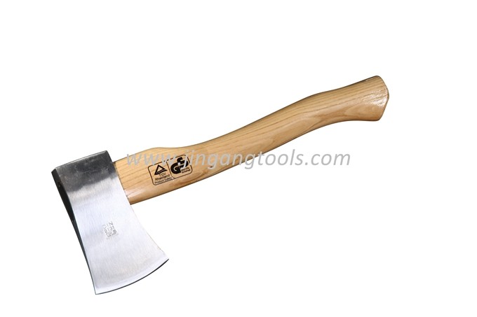 Quality Felling axe with wooden handle, forged axe head, ash wooden axe handle, 1LB-6LB axe head for sale