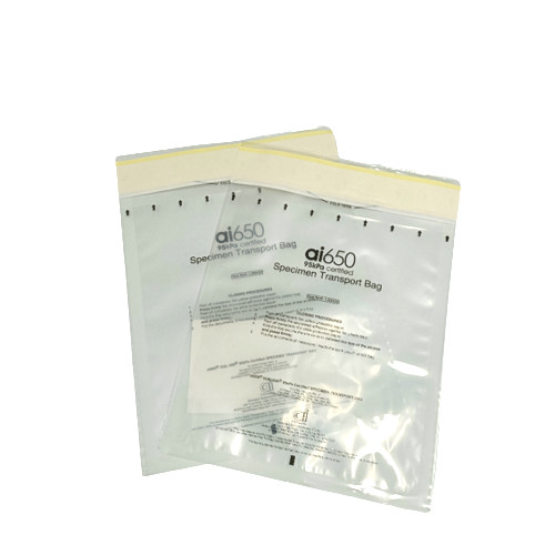 Quality Medical Self Seal 95kpa Specimen Transport Bag PE Material for sale