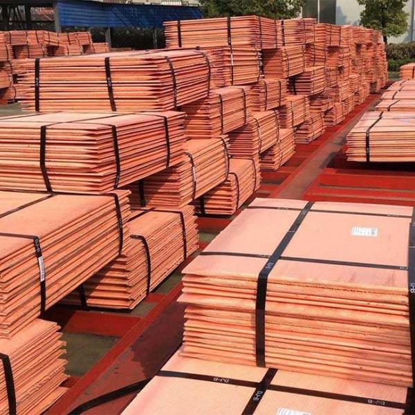 Pure Copper Cathode Plate Sheet For Electrical Wiring Base Material 105Kg 914mm