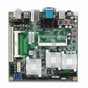 Quality Industrial Mini-ITX Motherboard with Intel Atom N270 and Intel 945GSE + ICH7-M Chipset for sale