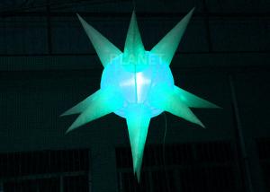Quality Exquisite Led Inflatable Star 190 T White Polyester CE / UL Approved for sale