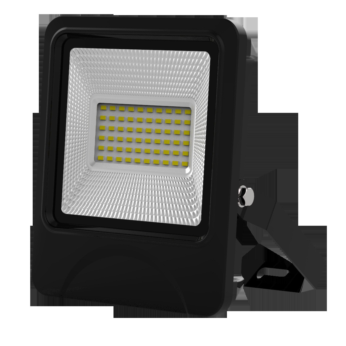 Quality outdoor lighting lamp flood light led 30W 60pcs SD5730 IP66 isolated IC driver black fixture new slim integrated design for sale