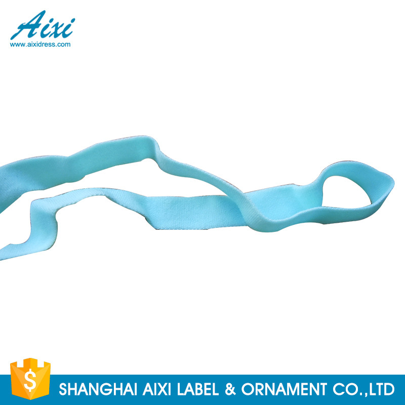 Quality Decorative Coloured Fold Over Elastic Webbing Straps Elastic Binding Tape for sale