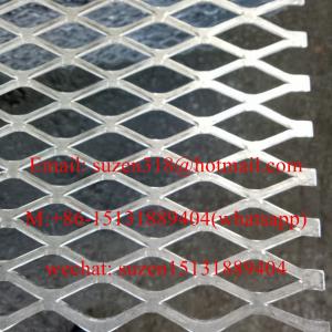 Quality 1.22*2.44m size steel expanded metal / flattened expanded metal for sale