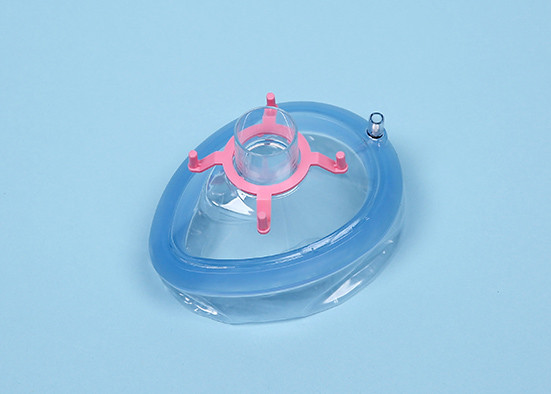 Quality Medical Grade PVC Anesthesia Face Mask with Check Value and Air Cushion for sale