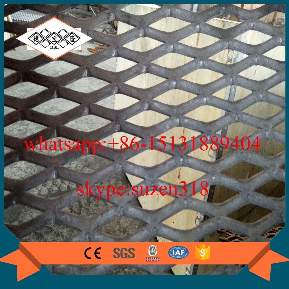 Quality expanded metal catwalk wire mesh / galvanized expanded metal shelving for sale