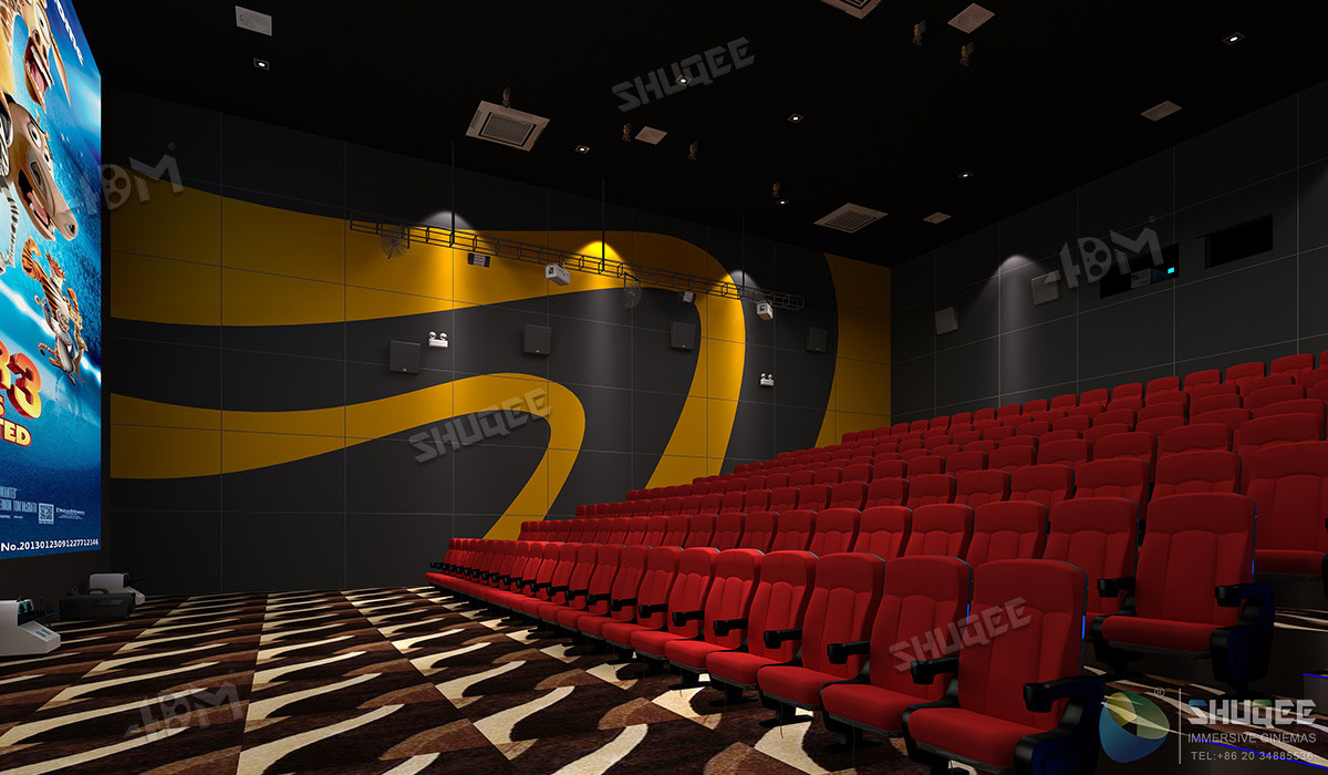 Quality IMAX 3D Sound Vibration Theater With 2K Projector  For Commercial Use for sale