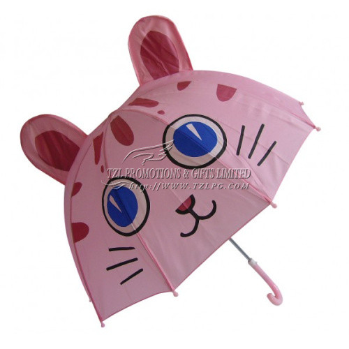 Quality Promotion gifts Kids Umbrellas, Cat design with ears Children Umbrella ST-K107 for sale