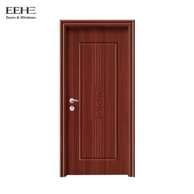 Quality Inswing Interior Hollow Core Wood Doors / Waterproof Residential Wood Entry for sale