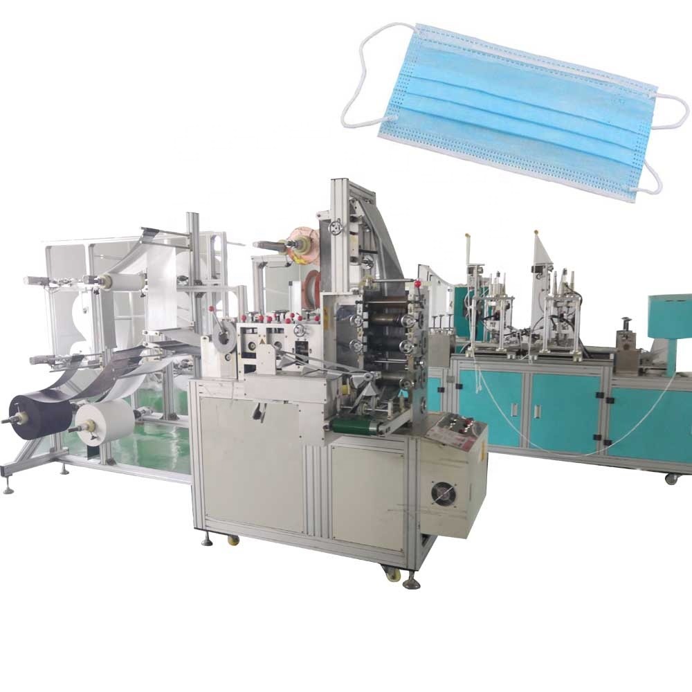 Quality Automatic Disposable Civil Face Mask Manufacturing Machine 3 Player OEM for sale