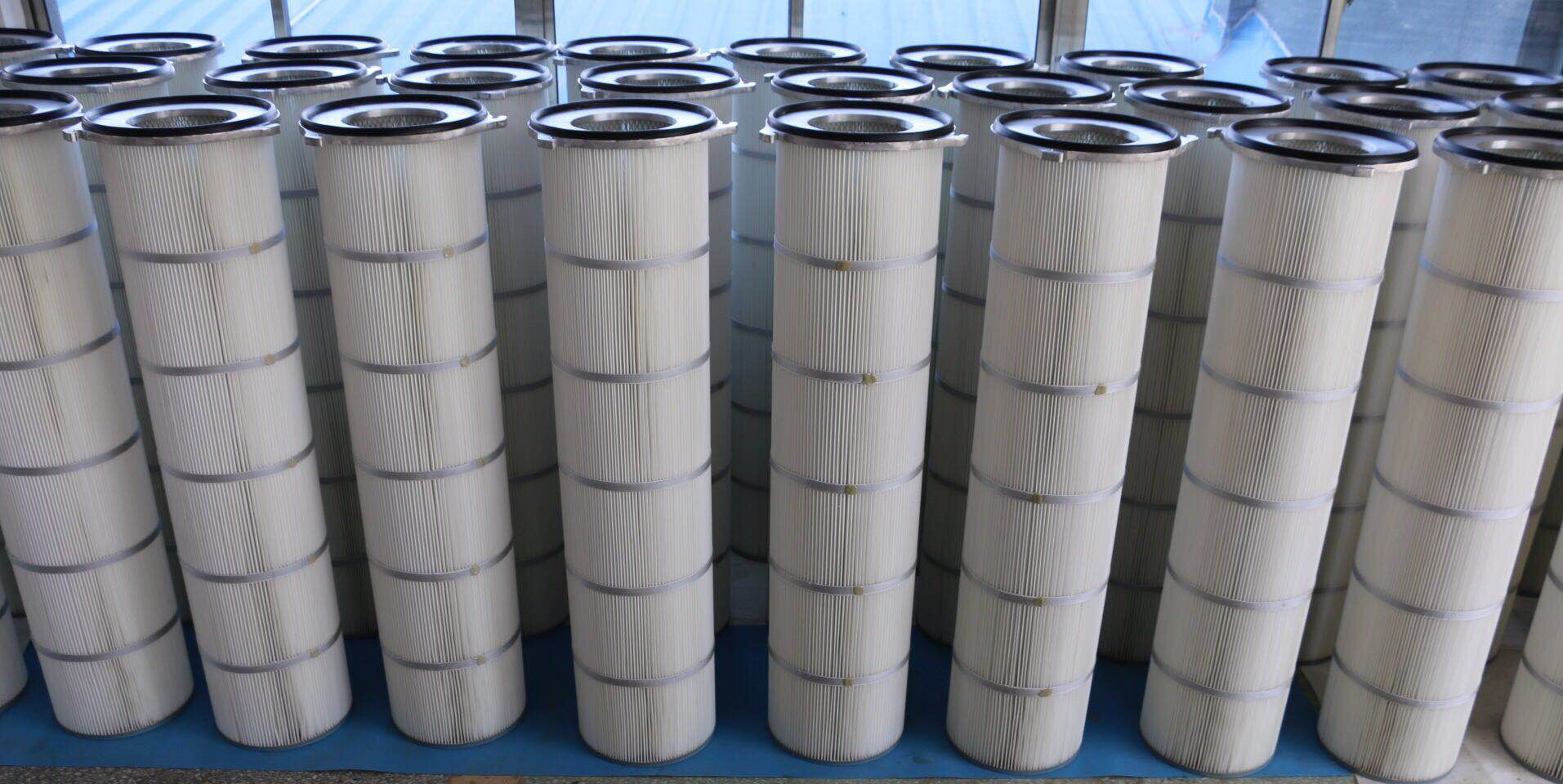 Quality Three-lugs dust collector filter cartridge for wood processing and pigment industry for sale