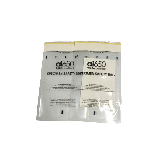 Quality Custom Printing Biohazard Specimen Transport Bag LDPE Plastic Type for sale