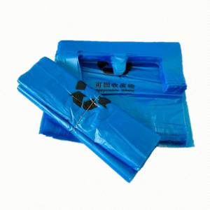 Quality Blue Medical Biohazard Waste Bags Flat Opening For Garbage Packaging ISO14001 for sale
