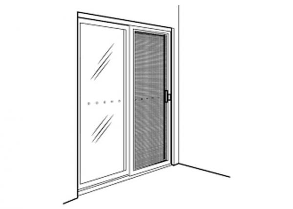 Security Internal Aluminum Window Door With Double Tempered Glass 4mm