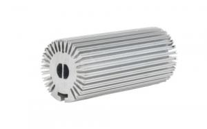 Quality Silvery Anodized Aluminum Heatsink Extrusion Profiles LED Heat Sink 6061 T5 for sale
