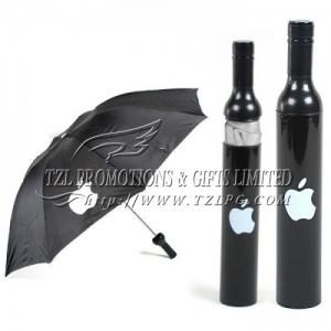Quality Promotion Wine Bottle Umbrellas, LOGO/OEM available Apple Umbrella FD-B403 for sale