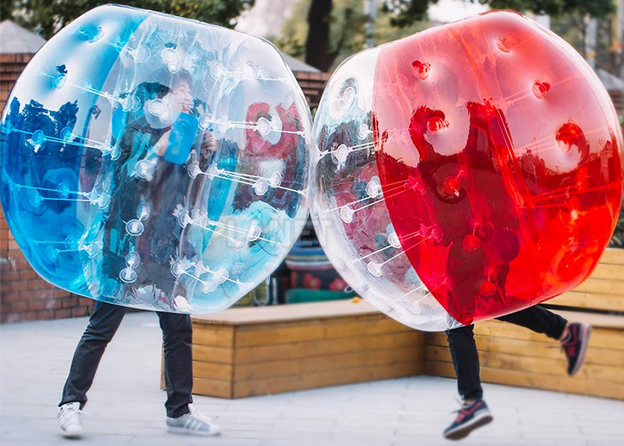 Quality 1.2m 1.5m 1.8m Transparent PVC Inflatable Bubble Soccer for sale