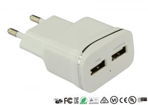 Quality Quick Dual Port USB Wall Charger 5V 2.1A Universal Mobile Phone Charger for sale