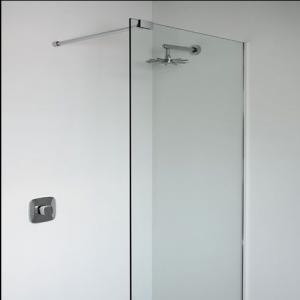 Quality Modern tempered glass white line glass Shower Room compact shower enclosure for sale