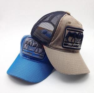 Quality 3D Embroidered 5 Panel Trucker Cap For Men 56~60 Cm Size Cotton Nylon Material for sale