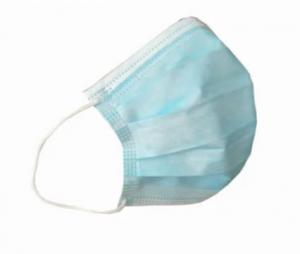 Quality Clinic Disposable 3 Ply Non Woven Face Mask 17.5*9.5cm Daily Protection White for sale