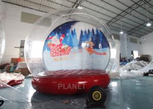 Quality 4M 5M Inflatable Bouncing Snow Globe Photo Booth With Blower for sale