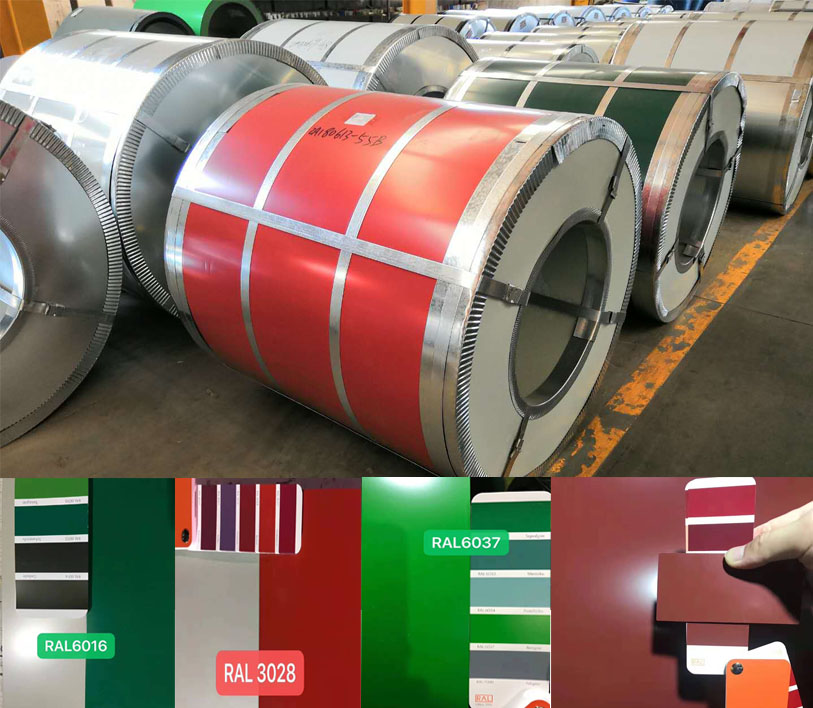 Prepainted Color Coated Steel Coil Galvanized PPGI Steel Roll