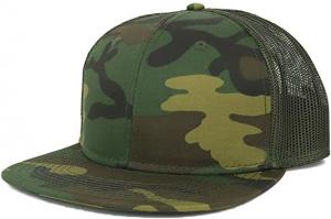 Quality Common Fabric 3d Embroidery Camo Trucker Cap For Female for sale