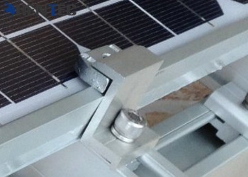 Quality PV End Clamp Solar Roof Mount System 6063- T5 Aluminium Extruded Profiles for sale
