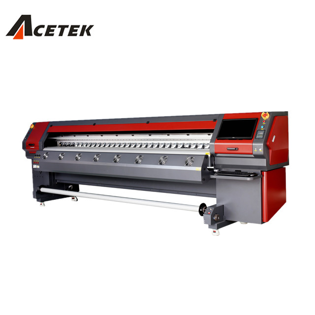 Quality 10 Feet Large Format Solvent Printer Konica 1024i-30pl Flex Banner Solvent Printing Machine for sale