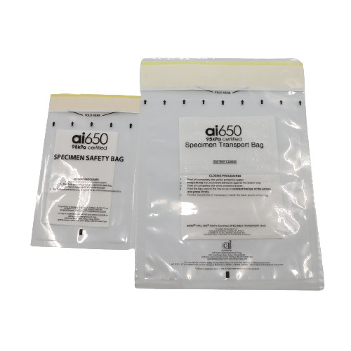 Quality Plastic Medical Red Yellow Ziplock Biohazard Specimen Transport Bags Disposable for sale