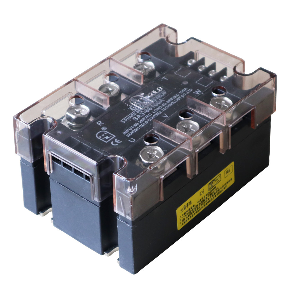 Quality Horizontal Type AC SSR Relay Single Phase AC Solid State Relay for sale