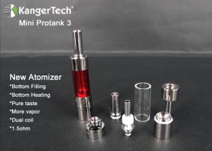 Quality Electronic Cigarette Kangertech Glass Tube Atomizer Mini Protank 3 for sale
