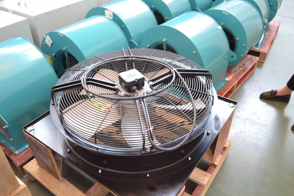 Quality Aluminium Alloy Blade 643rpm Axial Cooling Fan 119 Pa 800mm Blade for sale