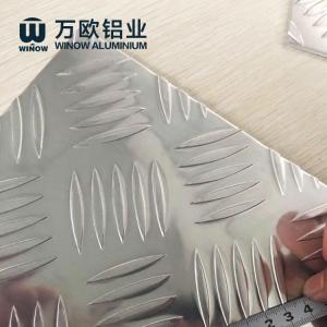 Quality 1.0 - 7.0mm Thickness 5005 Aluminum Diamond Plate Sheets Mill Finish Surface for sale
