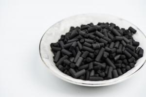 Quality Extruded Pellet Impregnated Carbon , 4mm KOH 6-8% Metal Impregnated Carbon for sale