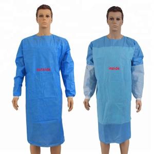 Quality Antiviral Disposable Isolation Gown Light Weight Waterproof Dustproof Laboratories for sale