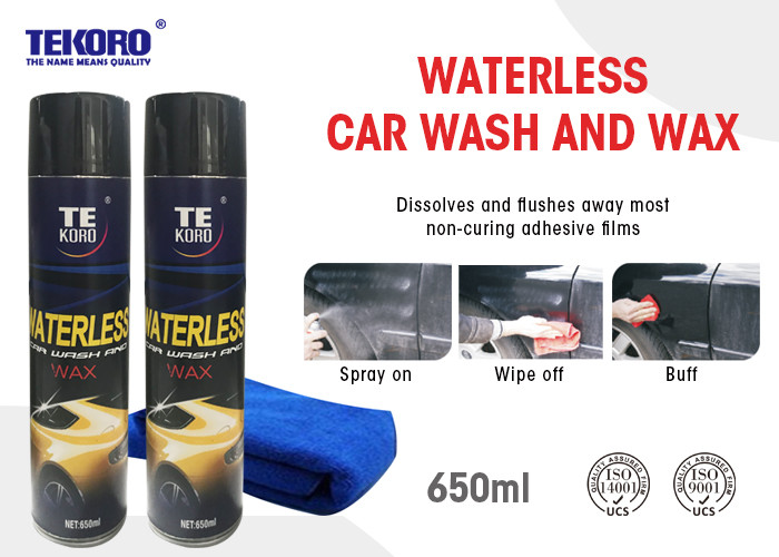 Quality Waterless Wash &amp; Wax Vehicle Exterior Surfaces Use With Streak Free Shine for sale