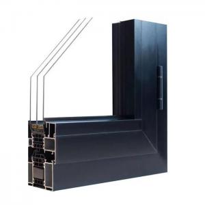 Quality Tempered Glass T5 Aluminum Profile , Aluminum Window Frame Extrusion Profiles for sale