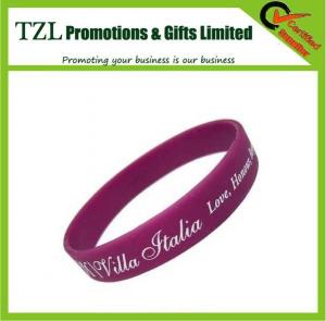 Quality Promotional Gifts Printing Logo Silicone Wrist Band for sale