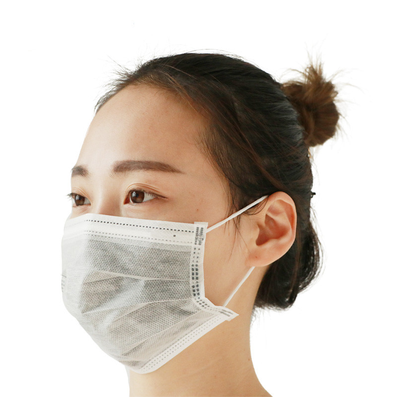 Quality Single Use Disposable Pollution Mask , Dust Mask Respirator Practical Safety for sale