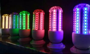 Quality RGB led energy saving U shape E27 high bright PIR intelligent sensing motion sensor lights for sale