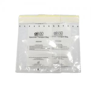 Quality Disposable Self Adhesive Biological Detection 95kPa Specimen Bag Custom Printing for sale