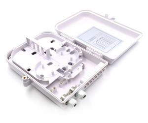 Quality 200mm X 215mm X 54mm Fiber Optic Termination Box For FTTx All Networks 2 Inlet Ports for sale