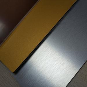 Quality Durable Exterior Wall Cladding , Copper Aluminium Composite Panel Building Construction Material for sale