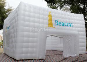 Quality Large White Inflatable Cube Tent 420 D Oxford Cloth Apply To Trade Show for sale