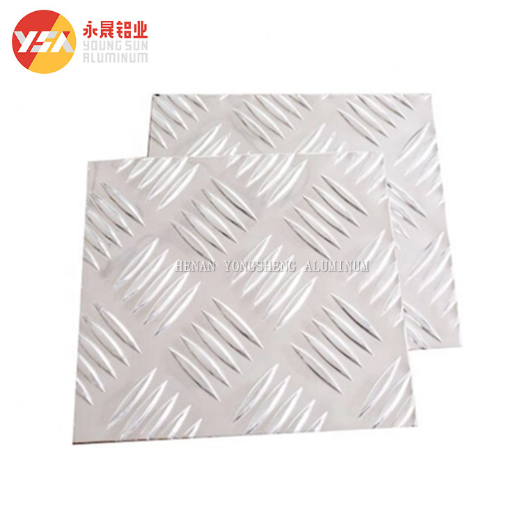 Quality 3003 Aluminum Checker Plate Sheet Embossed Aluminum Tread Plate For Anti Slip for sale