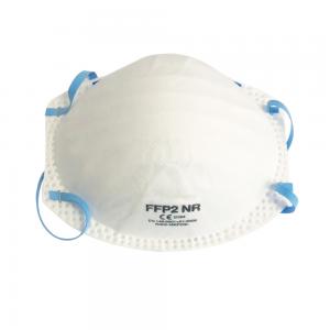 Quality Nonwoven FFP2 Cupped Face Mask , Head Wearing Disposable Dust Mask for sale
