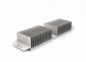 Quality Silvery Anodized Aluminum Heatsink Extrusion Profiles 6082 Housing Heat Sink for sale